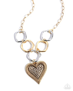 Focused Affection - Gold-Paparazzi