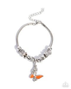Luminescent Landing - Orange-Paparazzi