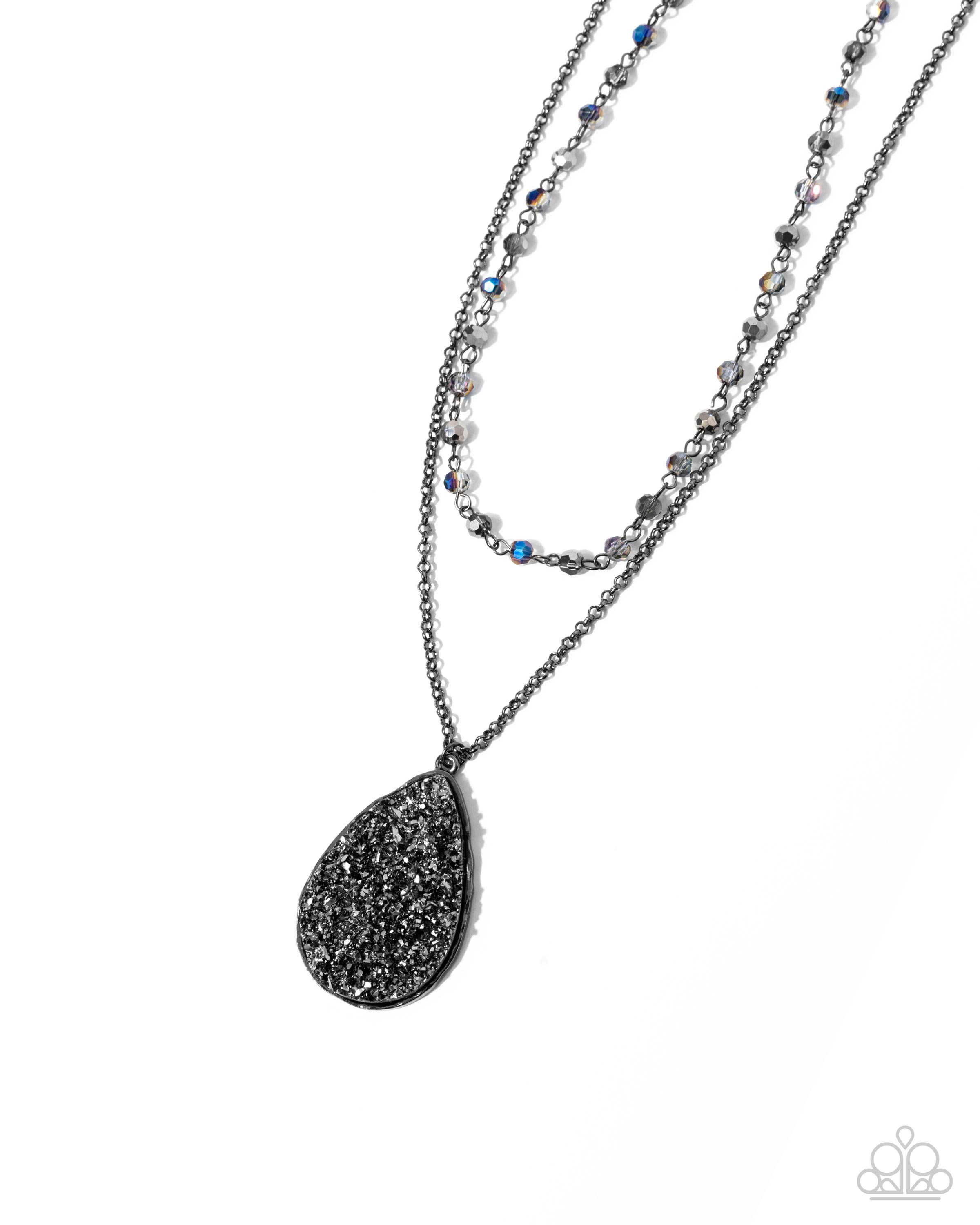 Druzy Delight - Black-Paparazzi