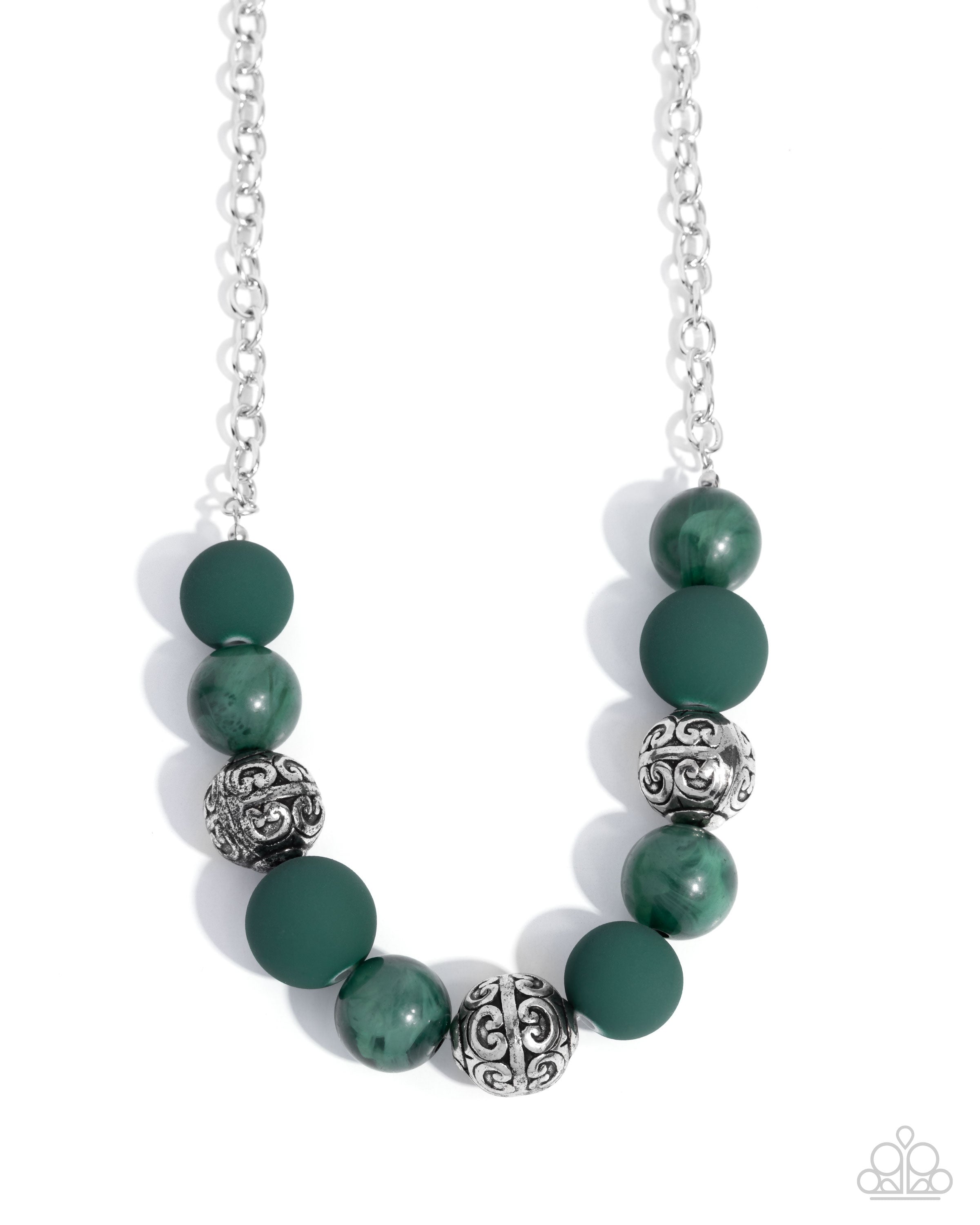 Bewitching Texture - Green-Paparazzi