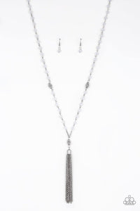 Tassel Takeover - White-Paparazzi - Flauless Bling Boutique