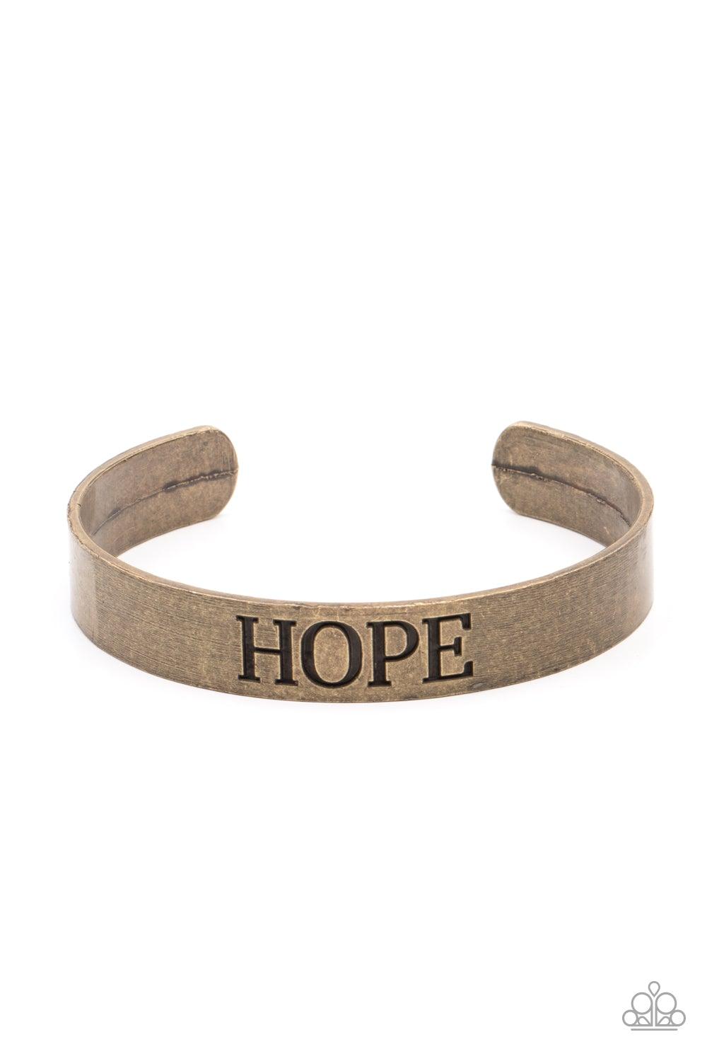 Hope Makes The World Go Round - Brass - Flauless Bling Boutique