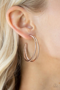 Rustic Curves - Rose Gold-Paparazzi - Flauless Bling Boutique