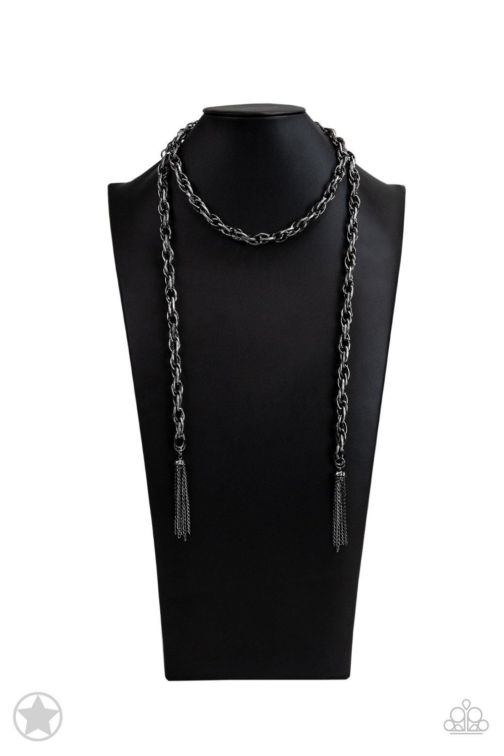 SCARFed for Attention - Gunmetal - Flauless Bling Boutique