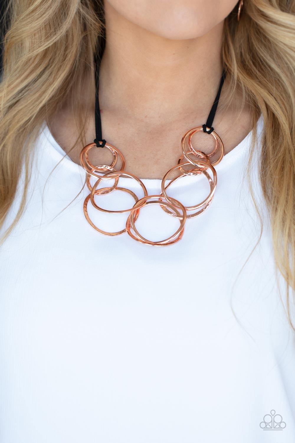 Spiraling Out of COUTURE - Copper-Paparazzi - Flauless Bling Boutique