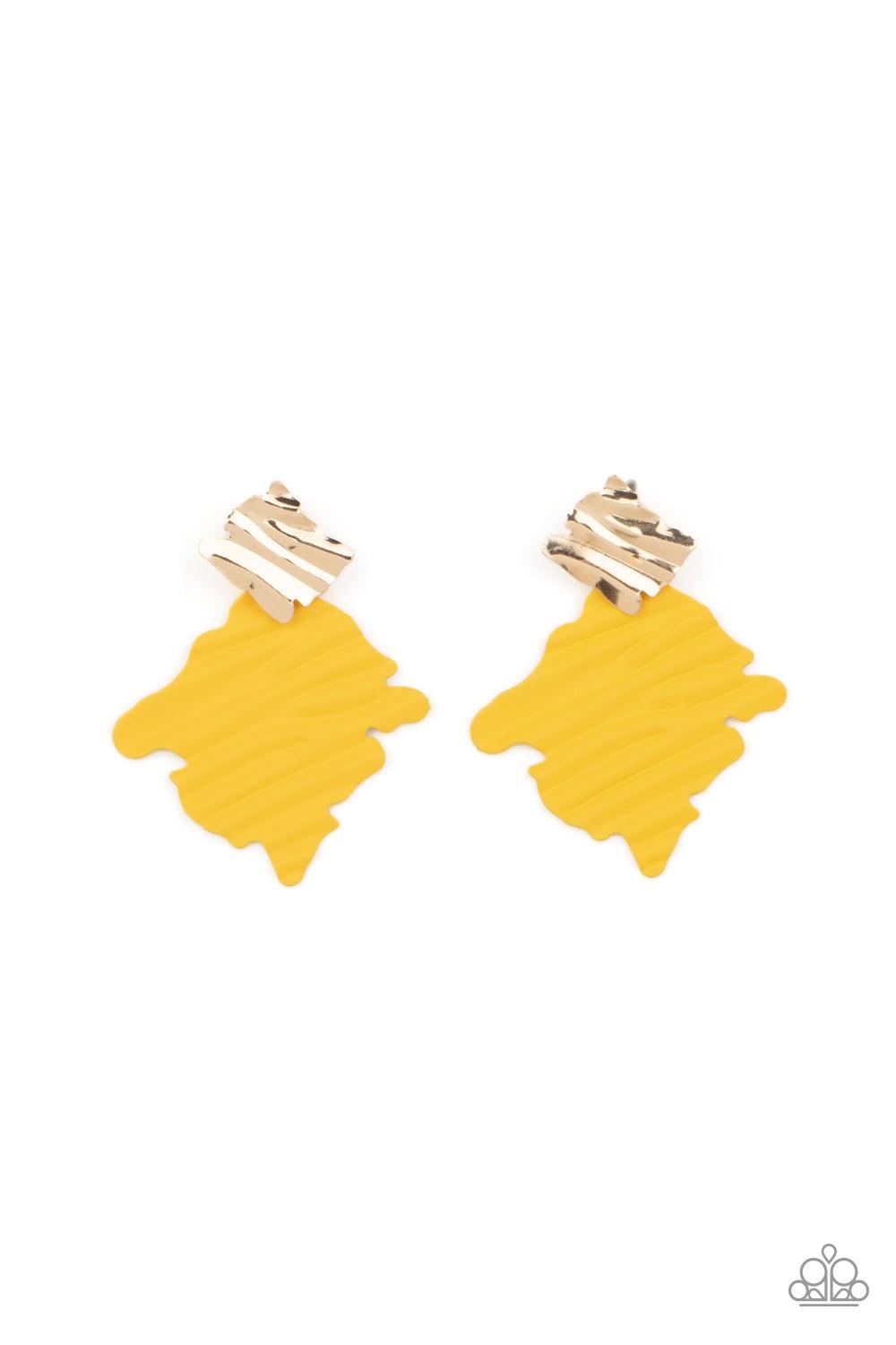 Crimped Couture - Yellow - Flauless Bling Boutique