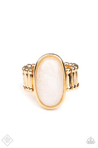 Mystical Mantra-Gold Ring-Paparazzi - Flauless Bling Boutique